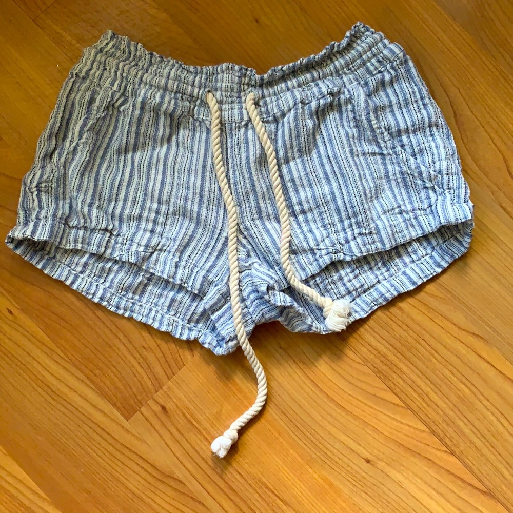 ROXY Navy Blue, Light Blue, and White shorts